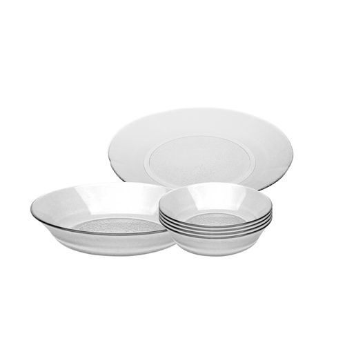 Set de Vajilla 18 Piezas Platos Acquamarine Rigolleau