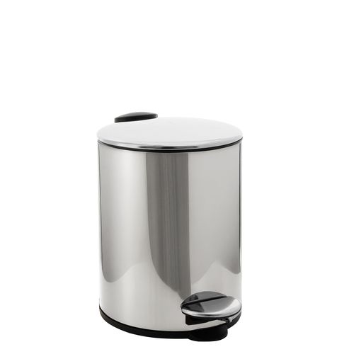 Cesto Tacho de Basura Acero Pedal 3 Lts Cierre Suave Utile