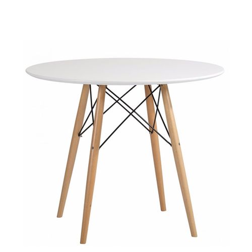 Mesa Eames Redonda Comedor Escandinava Nóridica 100 cm Utile