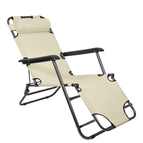 Reposera Reclinable Acero Múltiples Posiciones Utile