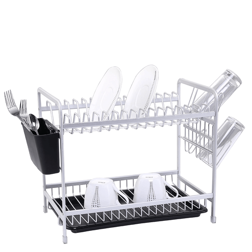 Escurridor Secaplatos 2 niveles Aluminio Family Utile