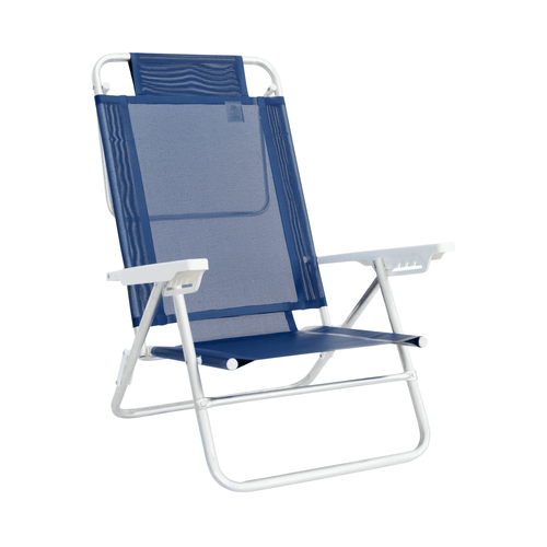 Reposera Playa Camping 6 Pos. Aluminio Reforzada MOR