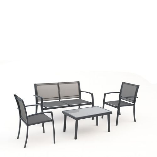 Juego de living para jardín y exterior Petra Utile 4 Piezas